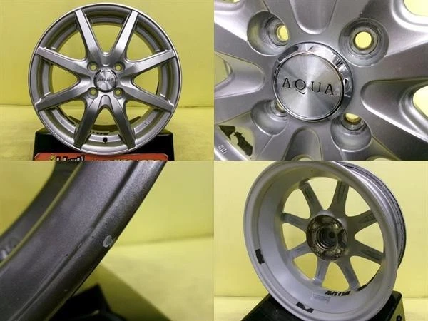 JDM 175/65R15 Bridgestone VRX2 winter tires used aluminum wheels TWS A No Tires - Image 9