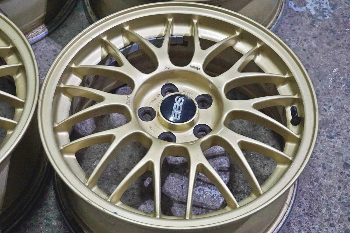 JDM Lightweight Subaru BBS RG362 16-inch 6.5J +48 PCD100 wheels for Fo No Tires - Image 4