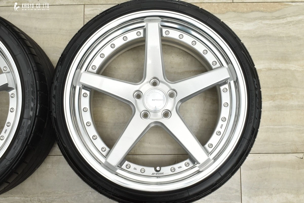 JDM Custom WORK GNOSIS CVF 20-inch wheels with 9J +34 and 10J +39 whee No Tires - Image 4