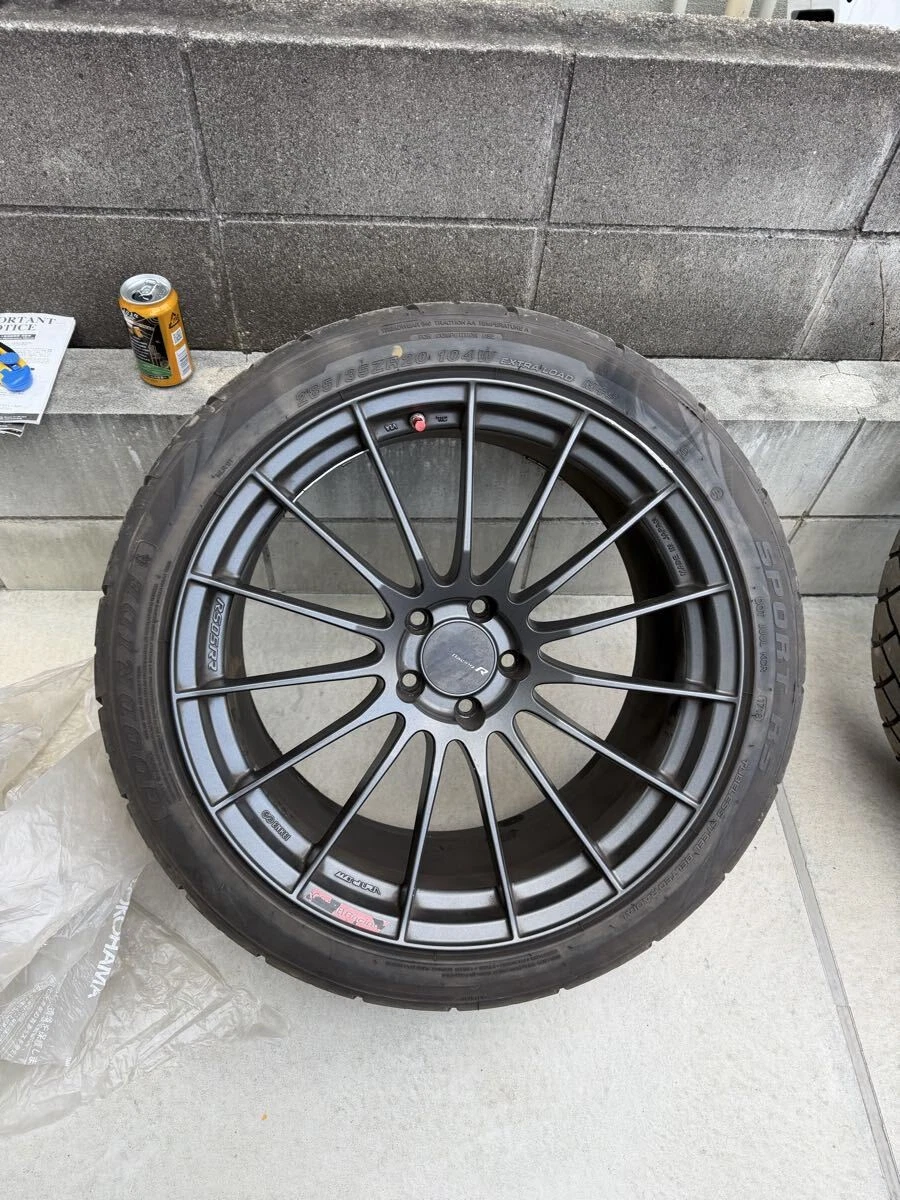 JDM ENKEI RS05RR 5H PCD114.3 20-inch 10J+35 11J+15 R35 GT-R Size Wheel No Tires - Image 4