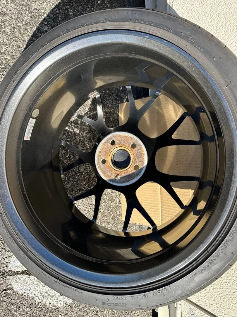 JDM BBS 18 Diamond Black Wheel Set No Tires - Image 12