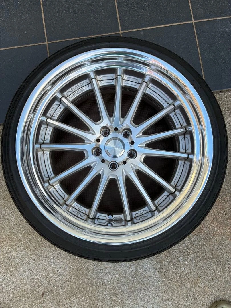 JDM Work XSA Sen 05C 19 inch 10.5j ±0 through No Tires - Image 9