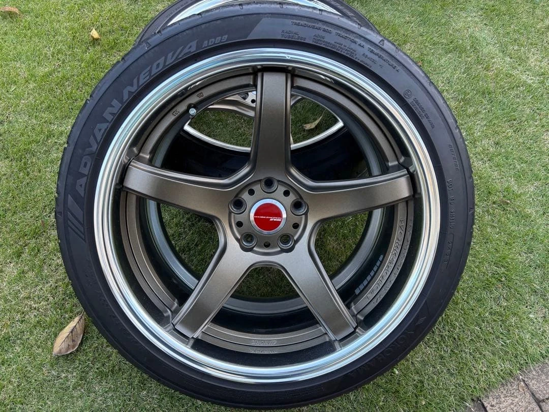 JDM WORK EMOTION T5R2P 19 inch 9.5j +23 10.5j +32 No Tires - Image 10