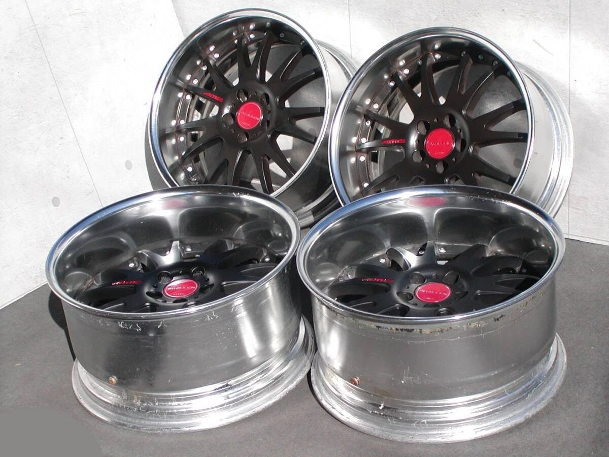 JDM AME Sharen MX Extra Deep Rim 9J +18 10J -9 114.3-5H Crown Mark X J No Tires