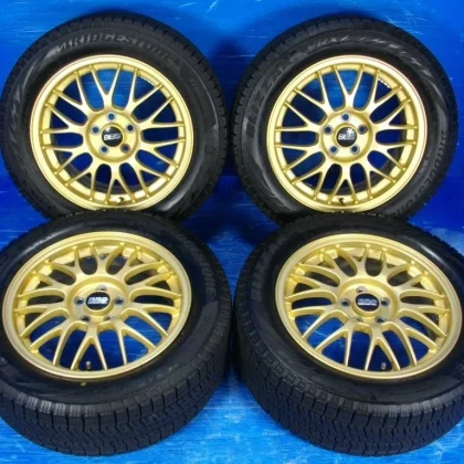 JDM H Subaru Genuine Optional BBS RG362 166.5J +48 5H PCD100 Wheels wi No Tires