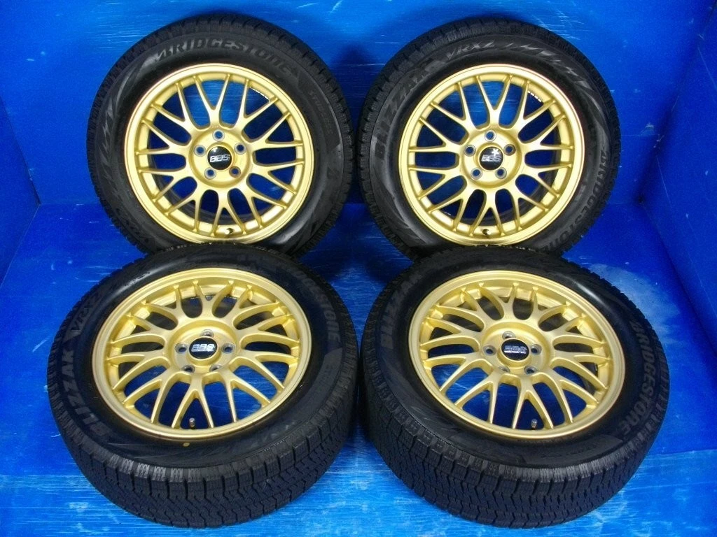 JDM H Subaru Genuine Optional BBS RG362 166.5J +48 5H PCD100 Wheels wi No Tires