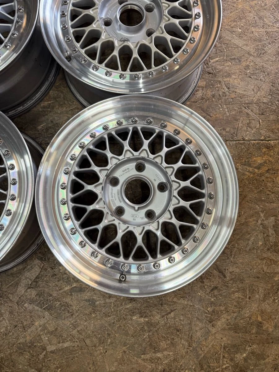 JDM Rare BBS RS 043 156.5J+36 PCD114.3 5-lug 5H Out of Production Whee No Tires - Image 5
