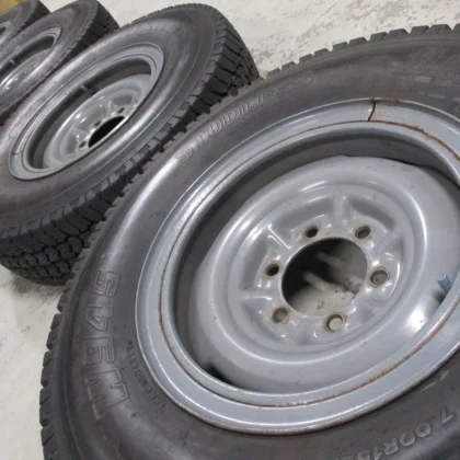 JDM Rare / 15-inch ring wheels 4-book set for Land Cruiser 40 Land Cru No Tires