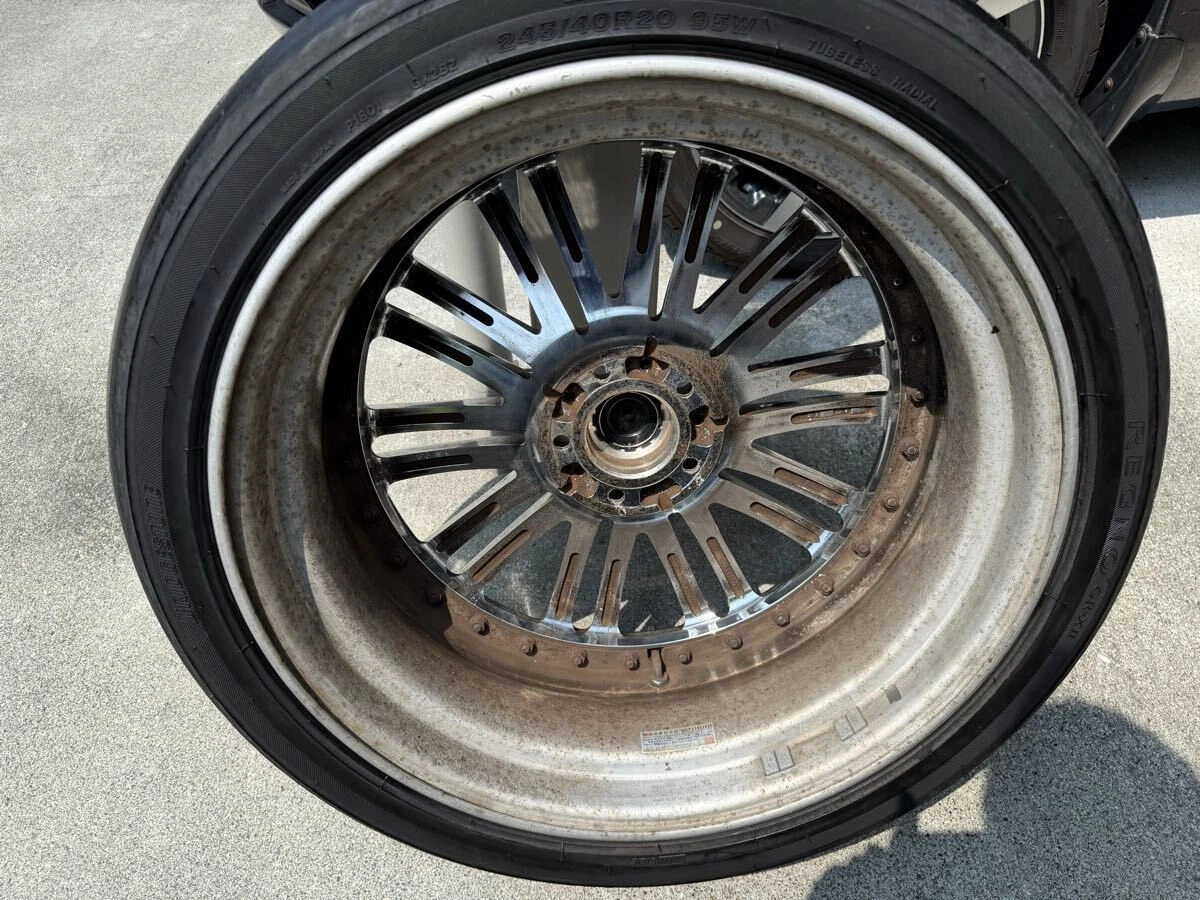 JDM Rare WORK LeZacks Universal deep rims with forged plating and high No Tires - Image 6