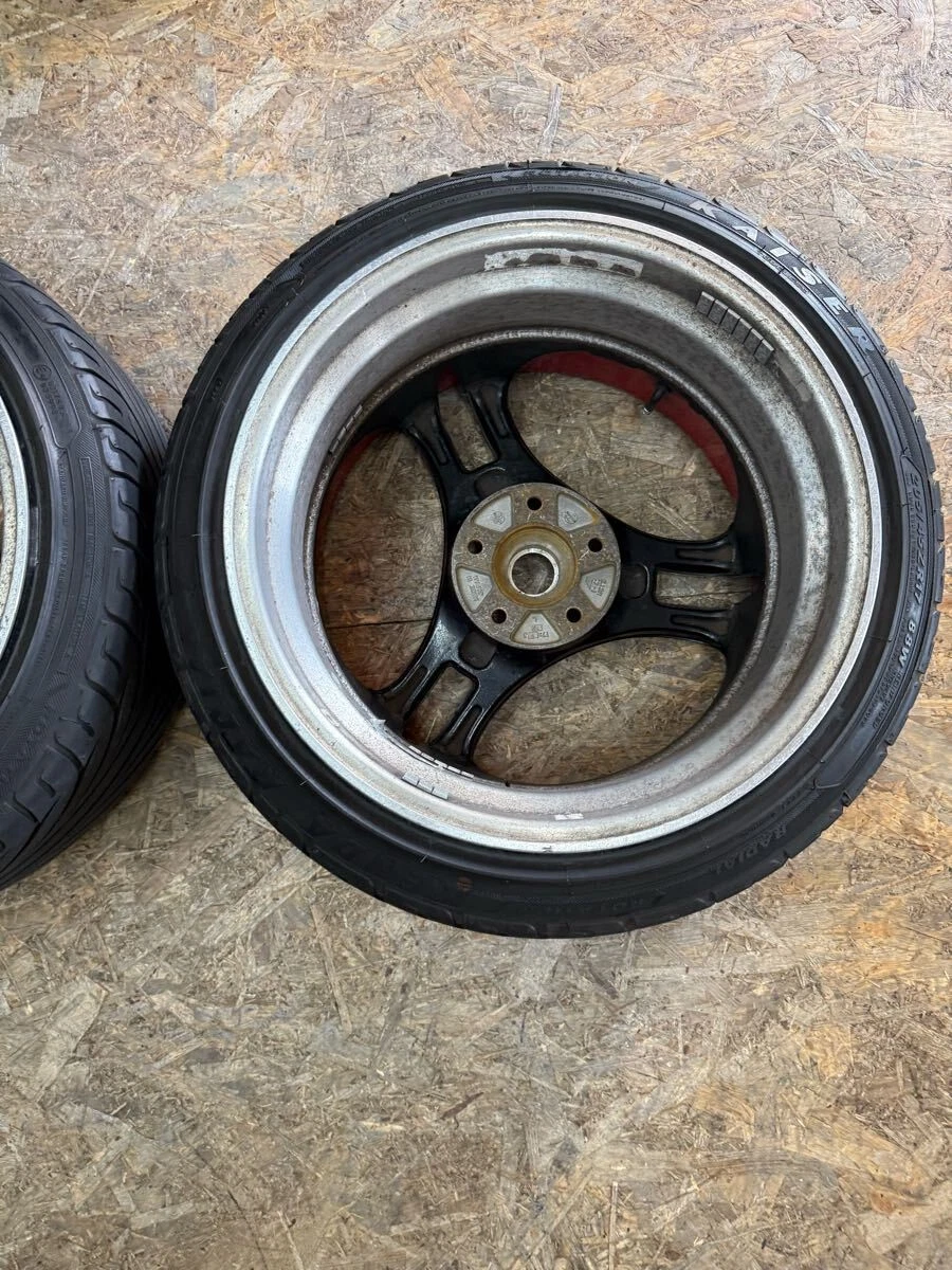 JDM Rare Super Advan Racing SA3R 9J+38 PCD114.3 5-hole 5H Out of Produ No Tires - Image 6