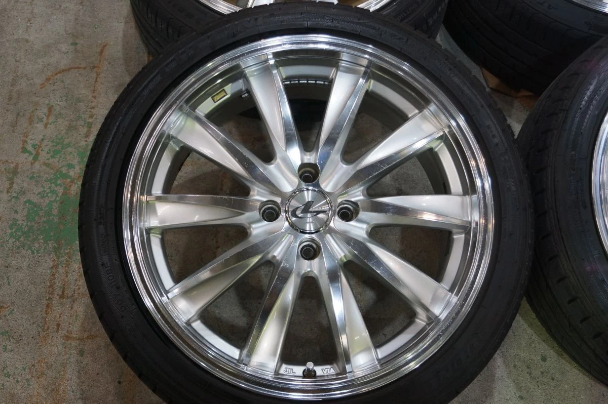 JDM A Delivery 2013 Leonis CX 17 deep rims 4H100 7J+45 195/45R17 for F No Tires - Image 3