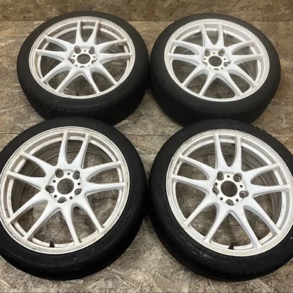 JDM Rare WORK emotion CR kiwami 187.5J+53 PCD114.3 5-hole 5H wheels fo No Tires