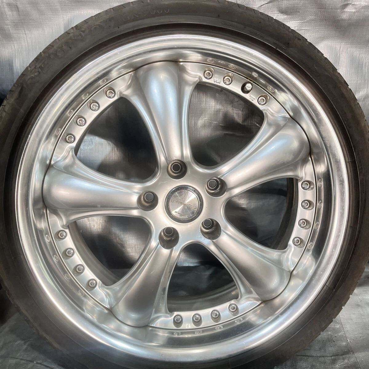 JDM WORK EUROLINE ESE-F 1818x8J +35 114.3 5H Deep Rim Aluminum Wheels No Tires - Image 3