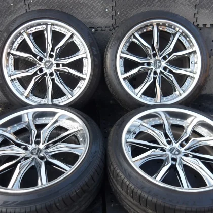 JDM Rare Must-see Weds Kranz Verae SBC Deep Grooved 245/40R20 Tires fo No Tires