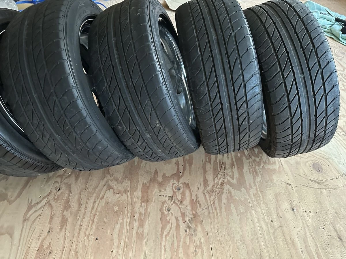 JDM WORK VS-KF 15-inch 6.5j+32 PCD100 4H JDM work vskf 4-book set rare No Tires - Image 8