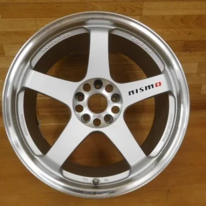JDM 14-644 NISMO LM-GT4 19in 9.5J +30 1Pcs R34R33 GT-R for Skyline Sil No Tires