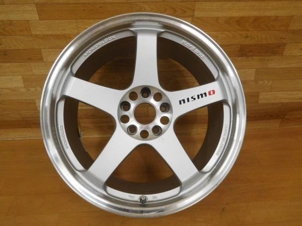 JDM 14-644 NISMO LM-GT4 19in 9.5J +30 1Pcs R34R33 GT-R for Skyline Sil No Tires