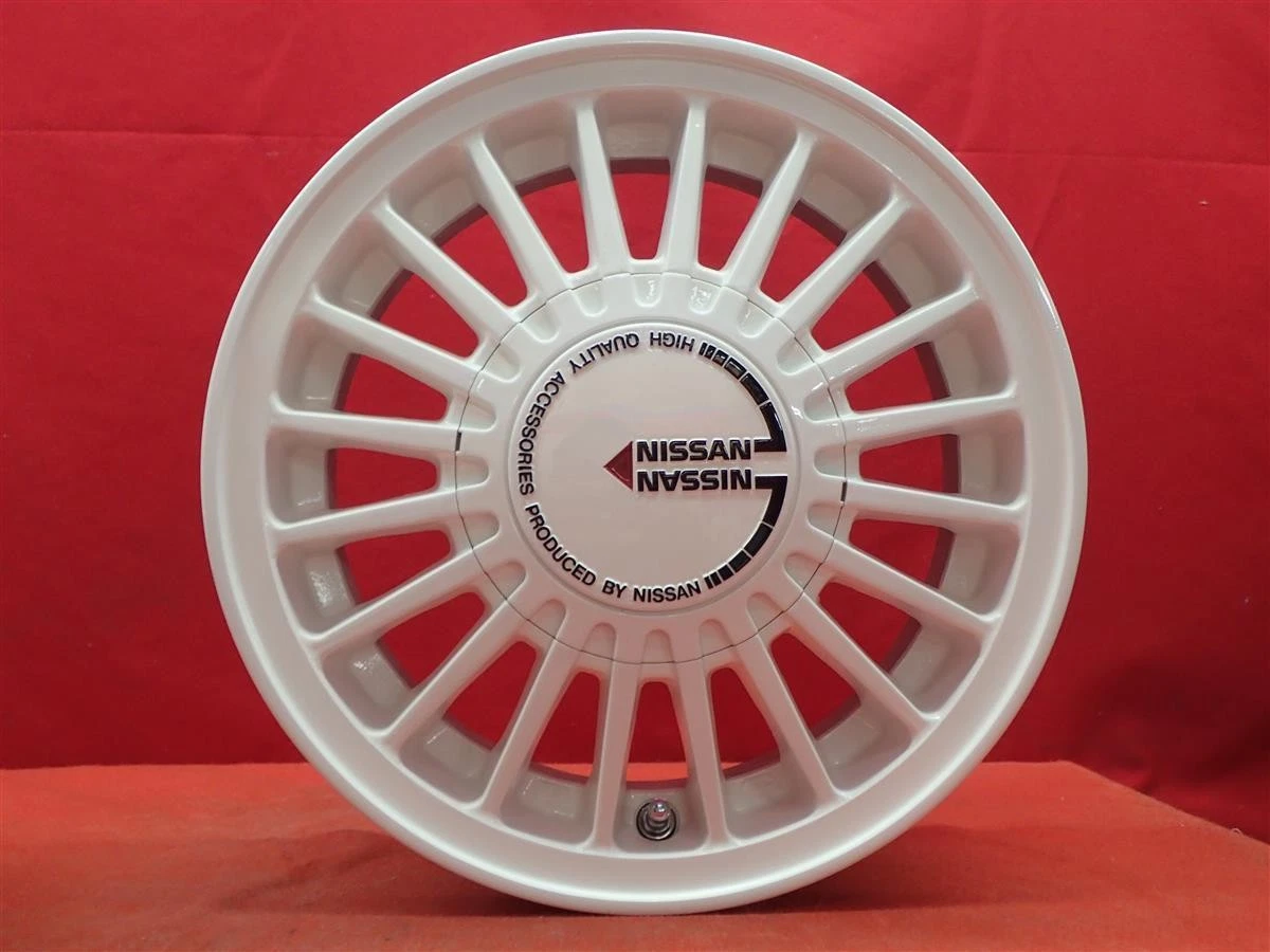 JDM Genuine Nissan Finned Wheels 4Book 5J-13 PCD114.3 4-Hole +45 Hub 6 No Tires - Image 4
