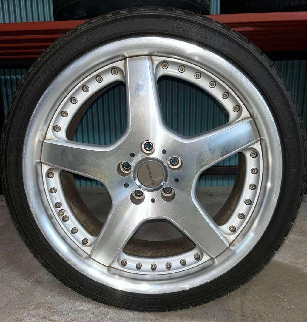 JDM WALD STREAFEN 4Wheels No Tire 19x9+25 9.5+25 5x114.3 Hub73