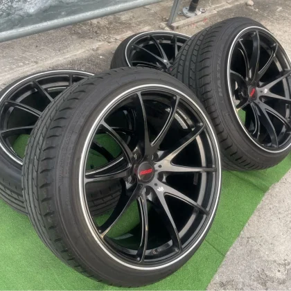 JDM RAYS VR G25 194Book Set 9.5J+42 / 10.5J+32 PCD114.3JZX110 for Mark No Tires
