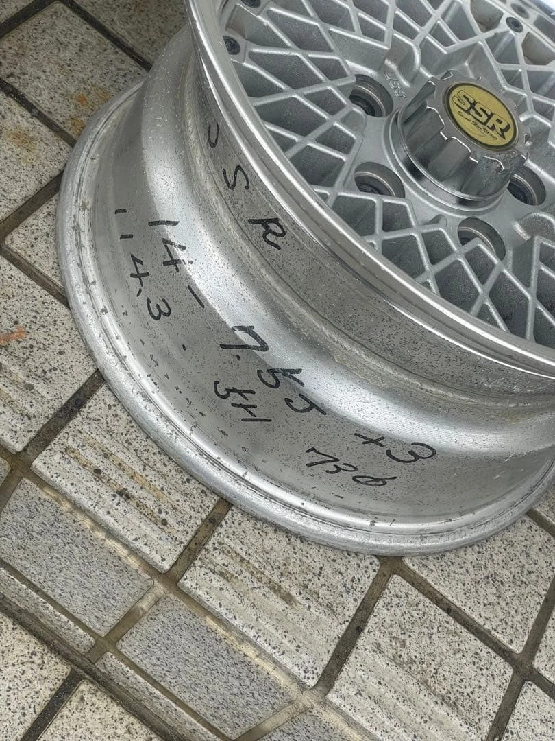 JDM SSR 7.5J Speedster Btype 114.3 5H off-3 No Tires - Image 4