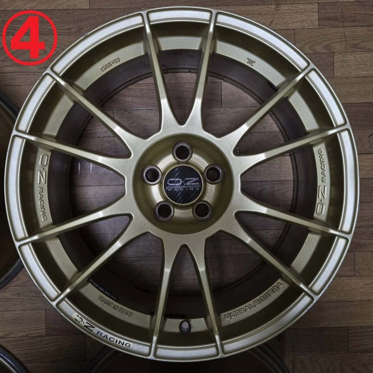 JDM 188J +48 PCD100 OZ Racing Ultra Leggera 86 BRZ STI Brembo Legacy I No Tires - Image 5