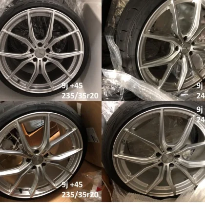 JDM 20-inch Rays Gra Village Gram Lights 57FXX 9j +45/9j +38 wheels an No Tires