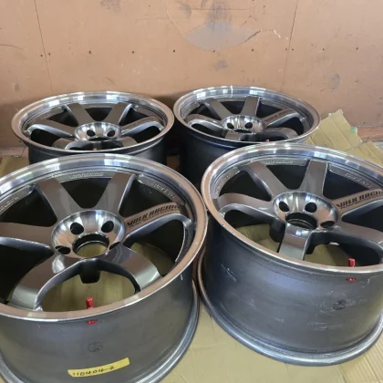 JDM Discontinued RAYS TE37SL 1810.5J +15 5h 114.3 RX-7 GT-R Skyline Si No Tires