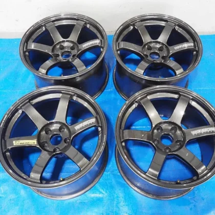 JDM Used TE37 SAGA 1811J +13 114.3 5-hole RAYS Rays GTR BNR32 BCNR33 B No Tires