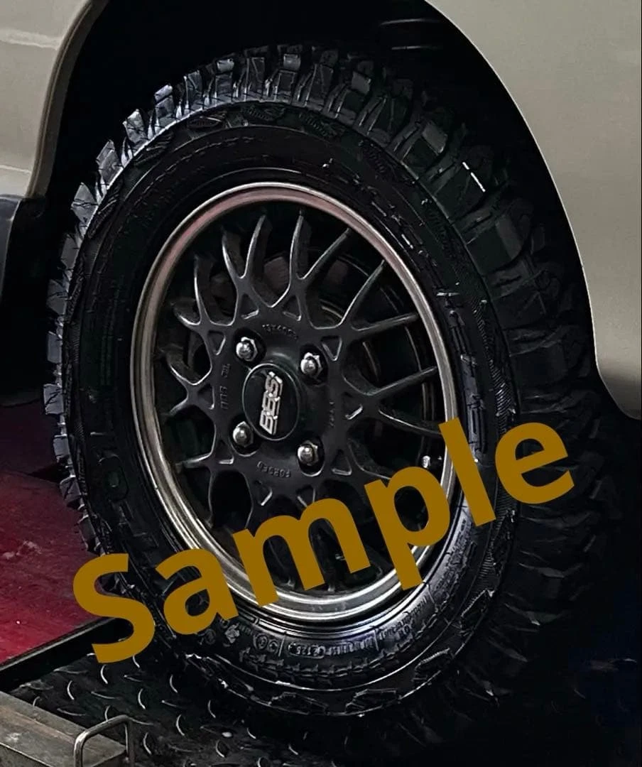 JDM FORGED Subaru Vivio genuine BBS forging wheels 13 inch Sunbar etc. No Tires - Image 2