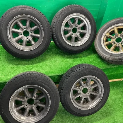 JDM Watanabe Wheel Btype 14 Aluminum 14x6.5J +28? 4Book 14x6J +34? 1Pc No Tires