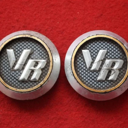 JDM 2 VR Aftermarket Used Wheel Center Caps Center Covers Emblem Ornam No Tires