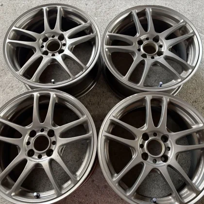 JDM RAYS United A Rose 15-inch Aluminum Wheels 15x6.5J 4x100mm PCD+38 No Tires