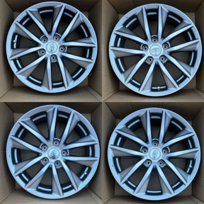 JDM Nissan Skyline HV37 Superb 17" OEM Wheels with Air Pressure Sensor No Tires