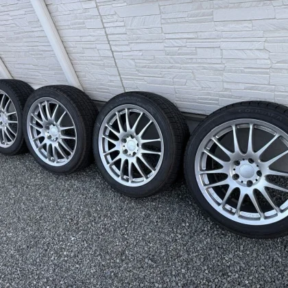 JDM Rays Volk Racing Progressive NEW ME 5-hole 114.3 with 18mm burr an No Tires