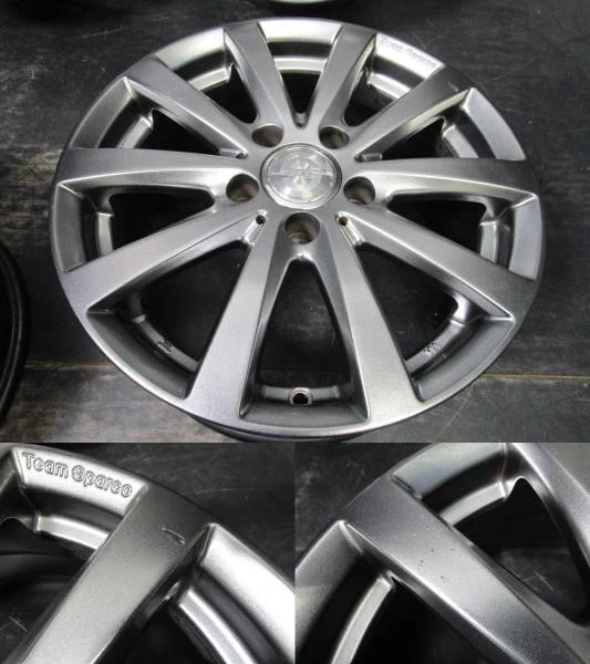 JDM Topy Industries Team Sparco Ballare 7J-16+38 112 Bridgestone Bridg No Tires - Image 6