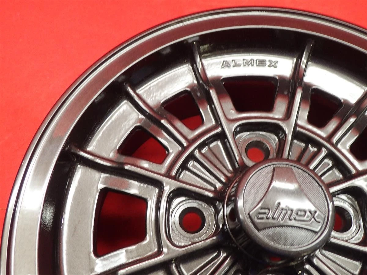 JDM Almex YSC 4Book 5.5J-13 PCD114.3 4-hole +27 hub 68 bluebar 510 whe No Tires - Image 8