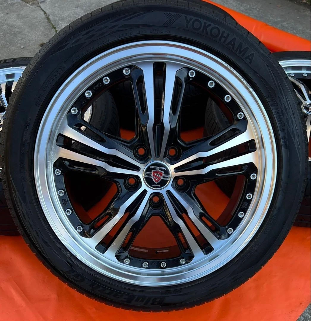 JDM STEINER AME 18-inch 18x7.5J PCD114.3 tires and wheels No Tires - Image 2