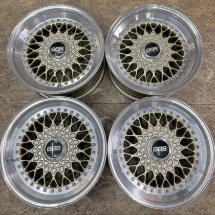 JDM Rare BBS RS RS180 RS247 167.5J+14 8.5J+14 PCD114.6 5-hole 5H Disco No Tires