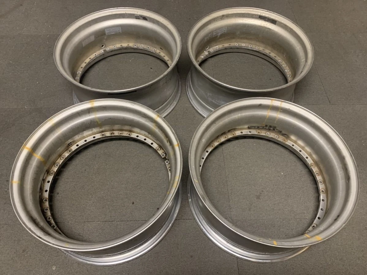 JDM Abflug Gran Revolfe Prism Abflug Rebar Side Outer Rim and Inner Ri No Tires - Image 4