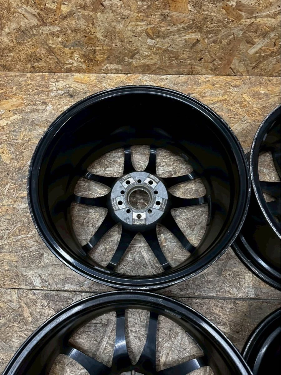 JDM Rare WORK emotion CR kiwami 188.5J+38 9.5J+38 PCD114.3 5-hole 5H S No Tires - Image 8