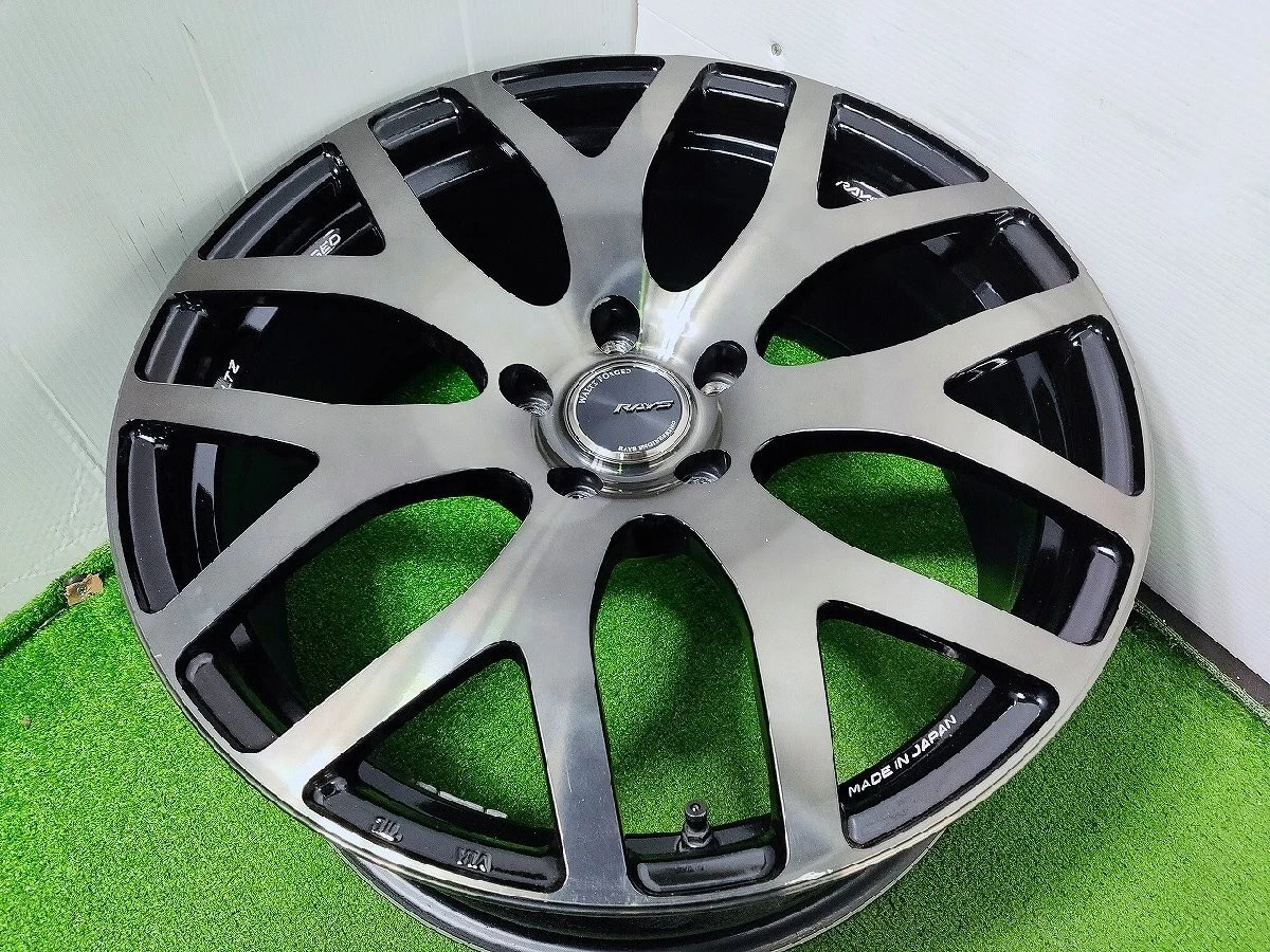 JDM RAYS WALTZ FORGER JAPAN 19x8J+43 5-hole PCD114.3 Used Aluminum Whe No Tires - Image 2