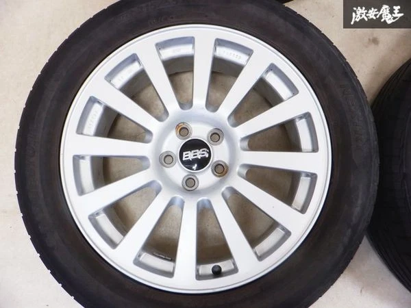 JDM Genuine Subaru OP BBS FORGED wheels 177J +48 PCD:100 5H 5x5 bolt p No Tires - Image 4