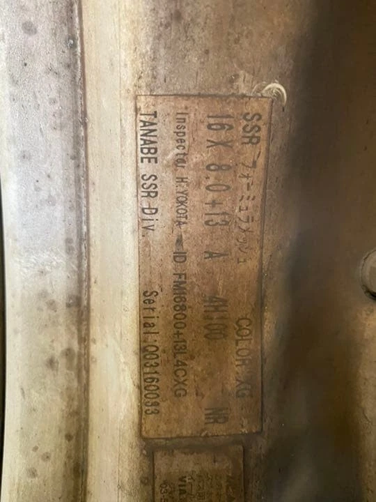 JDM SSR 16-inch deep rim wheels Formula Mesh No Tires - Image 3