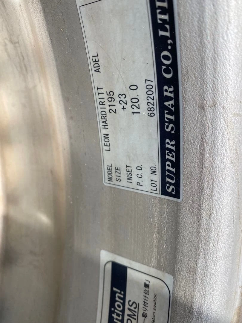 JDM Superstar Leonhard Adel PCD 12 Lexus LS 460 5 holes No Tires - Image 2