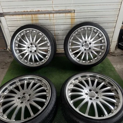 JDM Carlson CR1/16RS 21-inch Wheel Set for LS460 No Tires