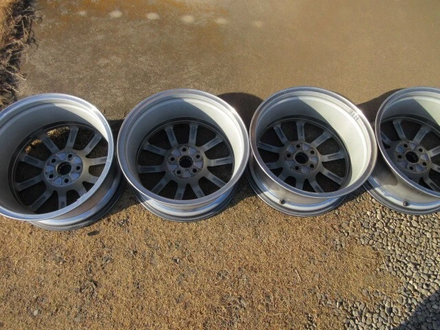 JDM Subaru WRX STI genuine aluminum wheels 18x8.5J 4-piece set No Tires - Image 6