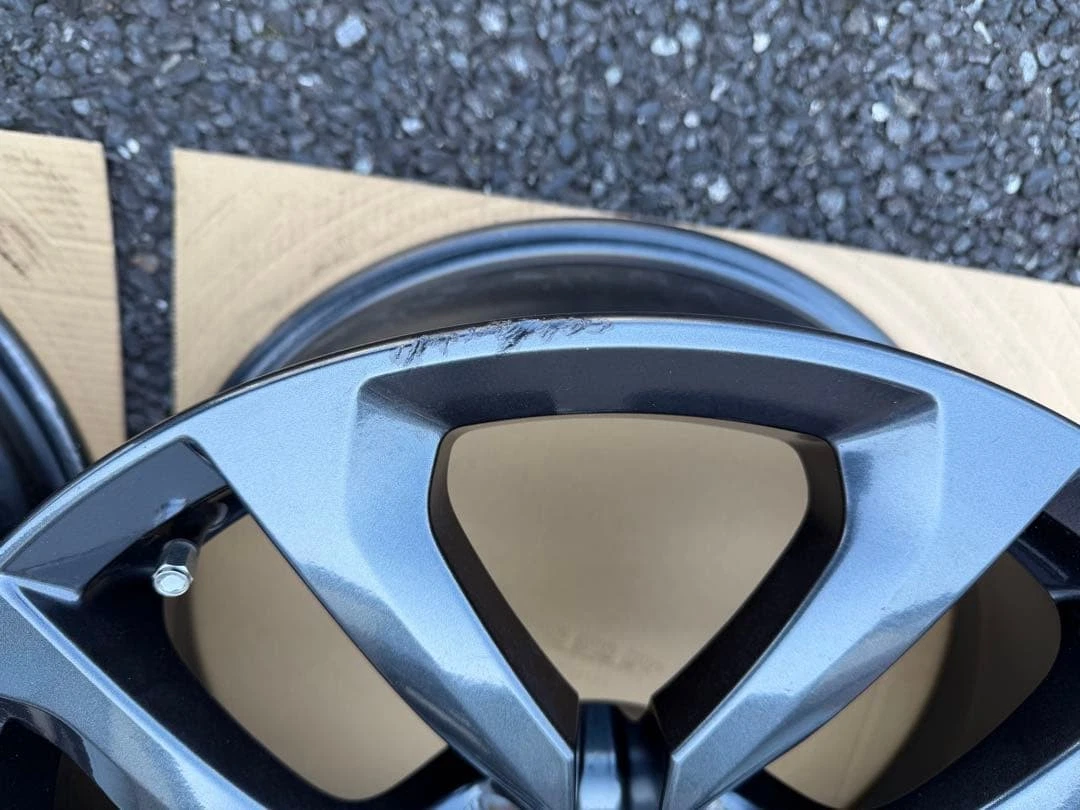 JDM Z34 18Dark Gray 5-Spoke Wheels No Tires - Image 8