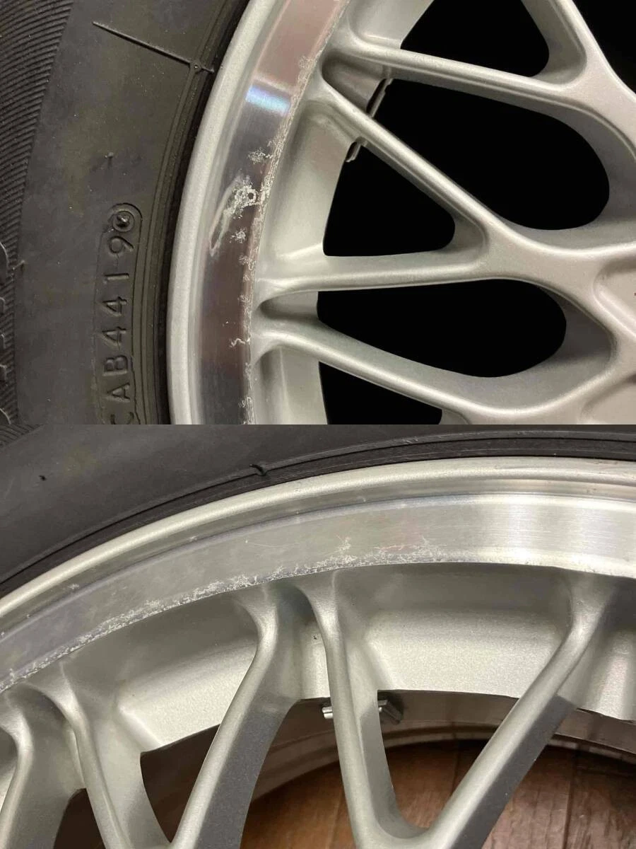 JDM SUBARU STI genuine BBS forging 15-inch wheels 6J+55 5H100 Bridgest No Tires - Image 8