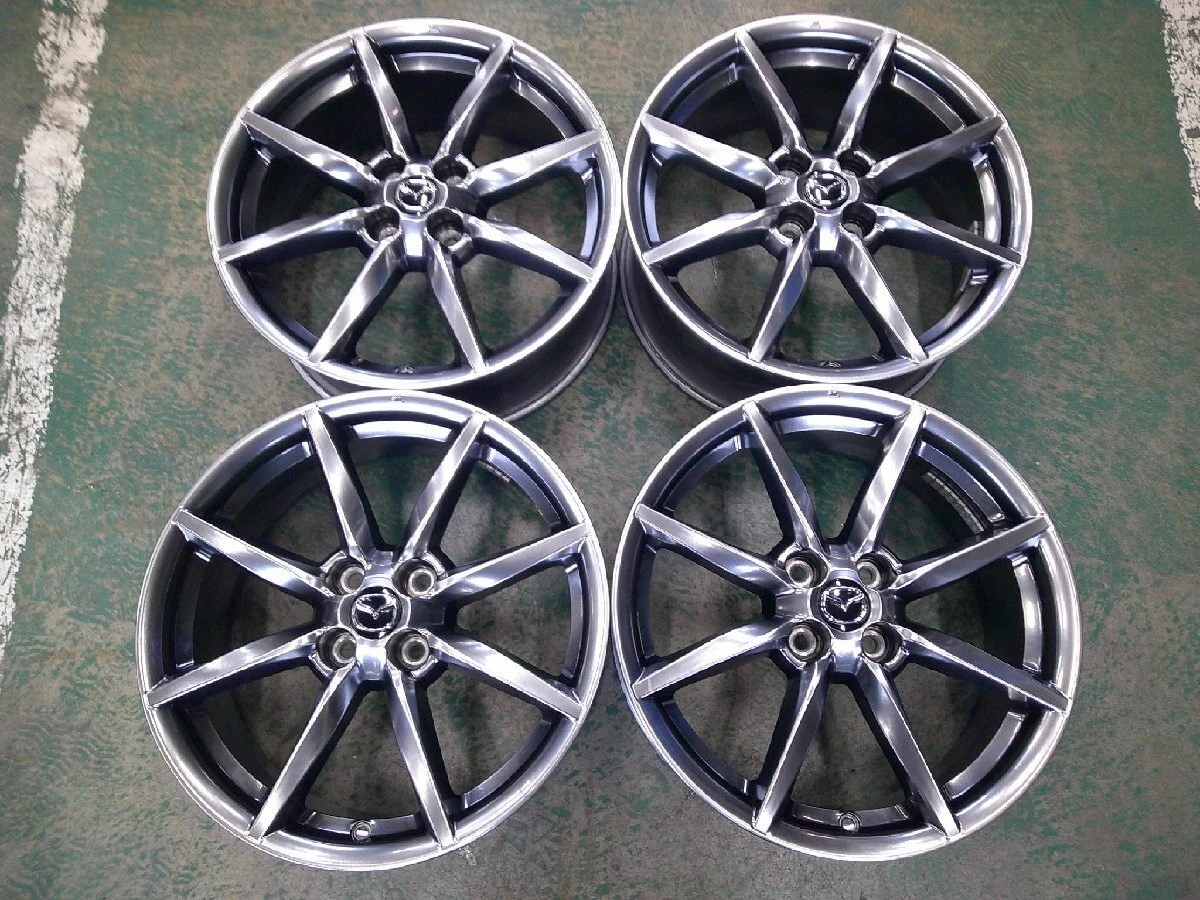 JDM Genuine Mazda Roadster RF pre-facelift 17x7.0J +45 PCD100 4H Repai No Tires - Image 2